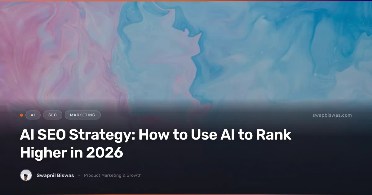 AI SEO strategy illustration
