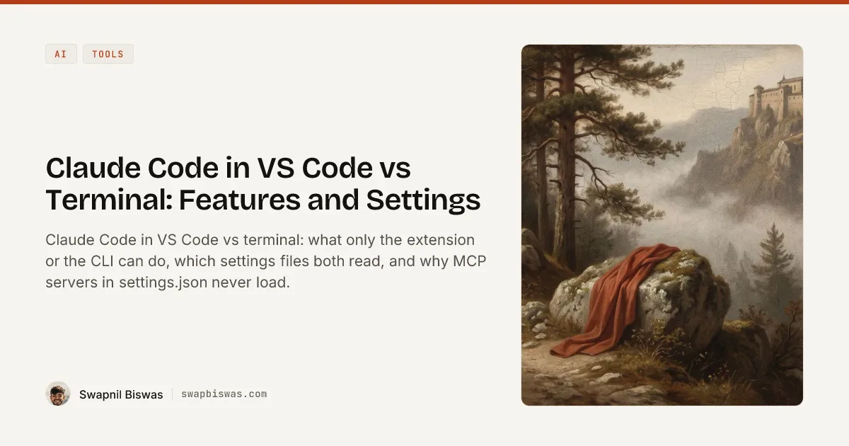Claude Code in VS Code vs Terminal: Features and Settings