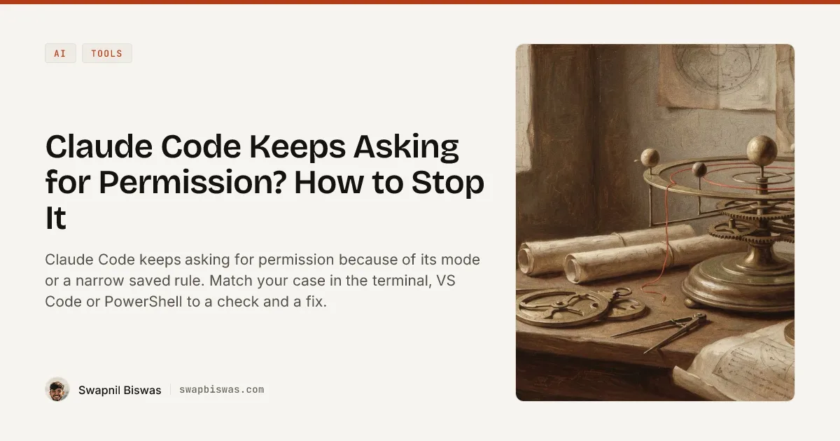 Claude Code Keeps Asking for Permission? How to Stop It