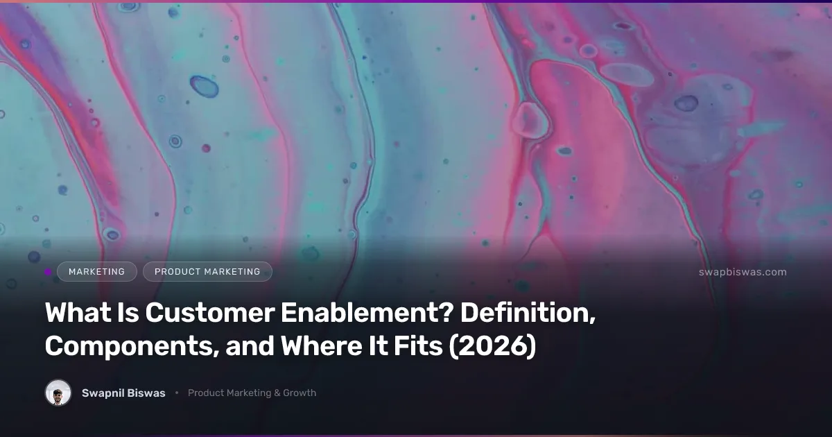 What Is Customer Enablement? Definition, Components, and Where It Fits (2026)