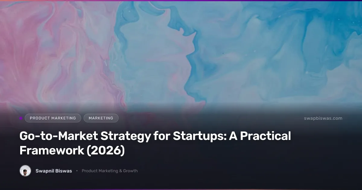 Go-to-market strategy framework for startups
