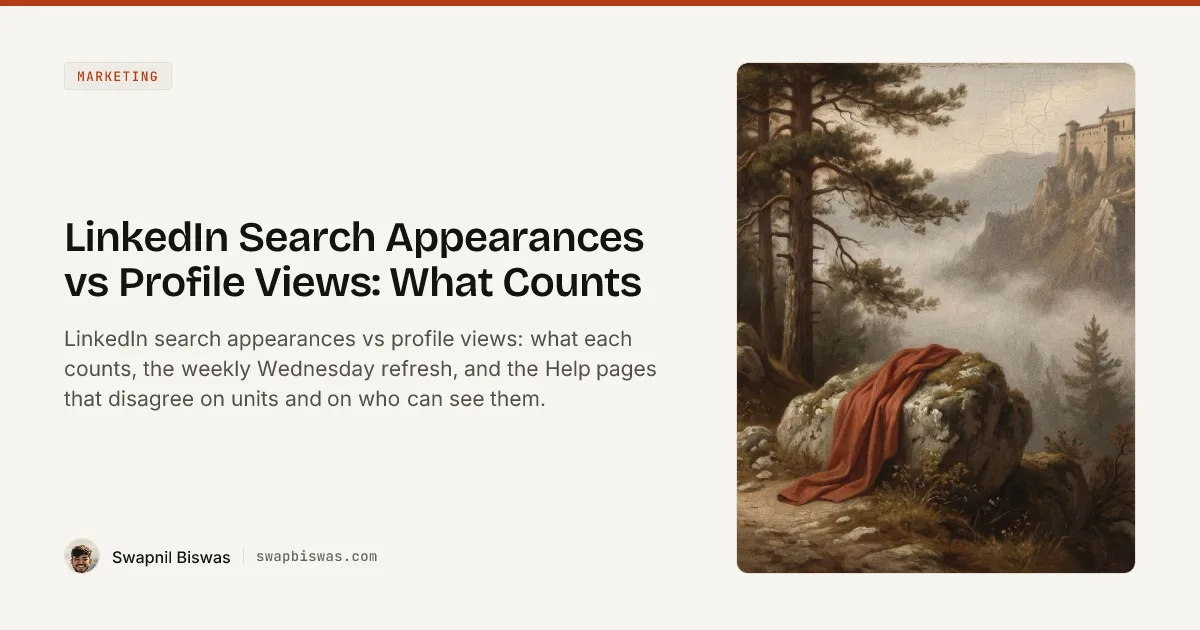 Renaissance-style landscape of a mountain path climbing toward a monastery in morning light, a red cloak on the trail