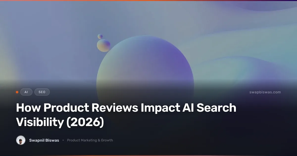 How product reviews feed AI search engines and shape whether your brand appears in AI-generated answers and recommendations