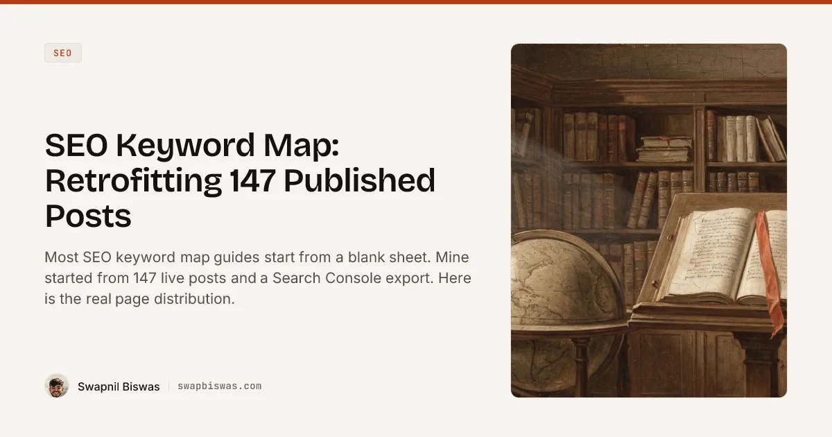 SEO Keyword Map: Retrofitting 147 Published Posts