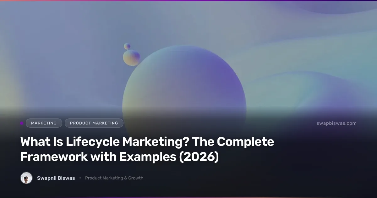What Is Lifecycle Marketing? The Complete Framework with Examples (2026)