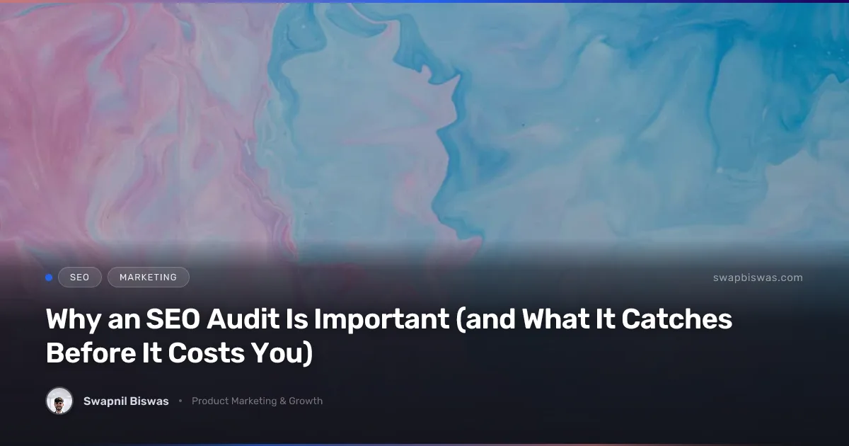 SEO audit dashboard highlighting technical and content issues that drain organic traffic