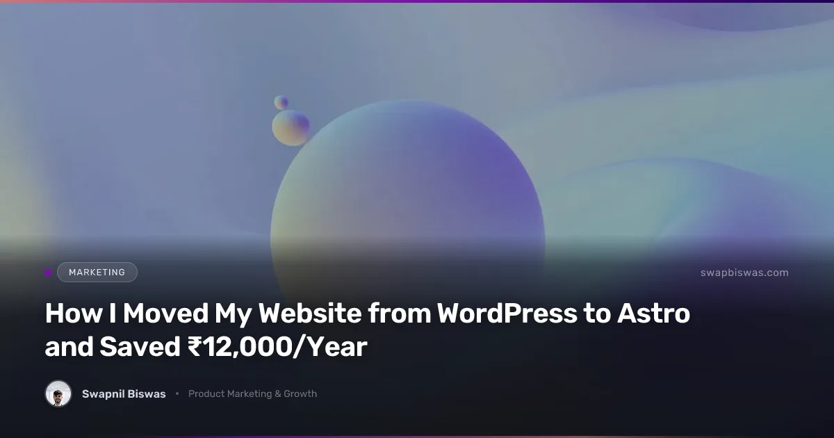 WordPress to Astro migration illustration